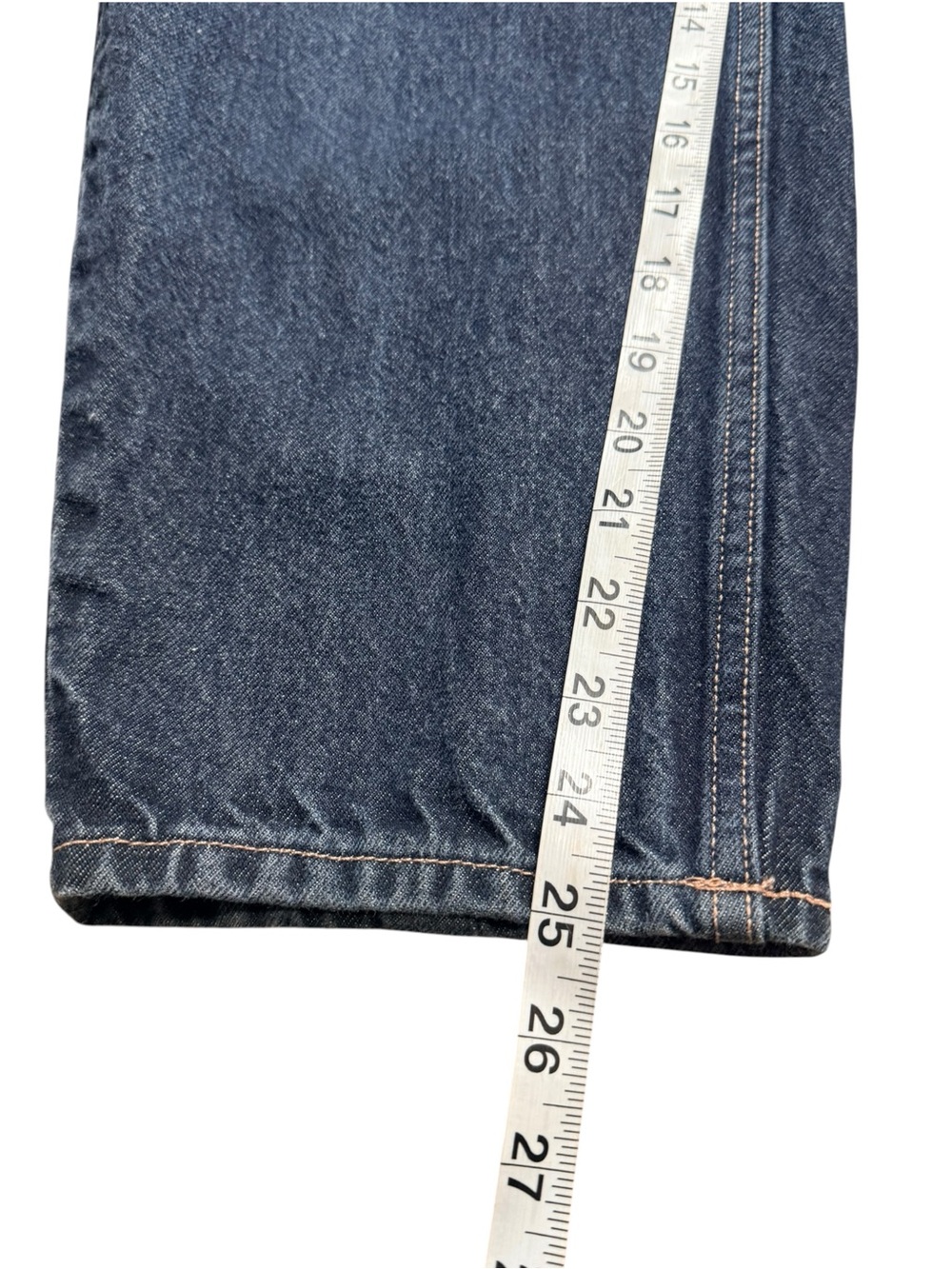 &Denim Barrel Jeans High Rise Loose Fit Dark Wash Size 0 - Picture 7 of 9